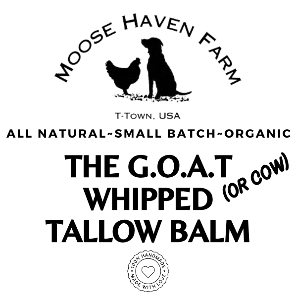 Balm: The GREATEST of ALL TIME (G.O.A.T.) Whipped Tallow Balm (2 oz)